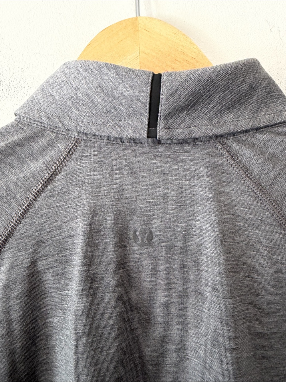 Lululemon Rival Button Up Long Sleeve Shirt Grey Slate Workwear Office Men's M? - Picture 8 of 10